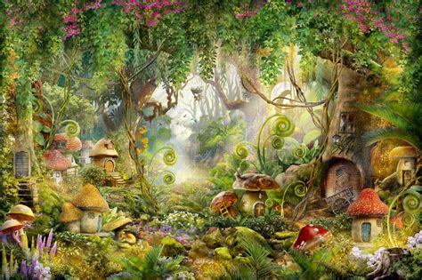Opening town magical woodland